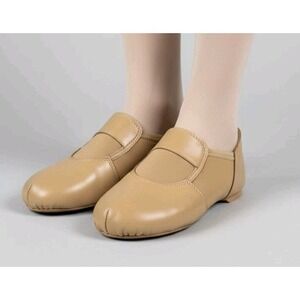 Weissman W800 Leather Split-Sole Slip-On Jazz‎ Shoes Child 13/13.5 EUC